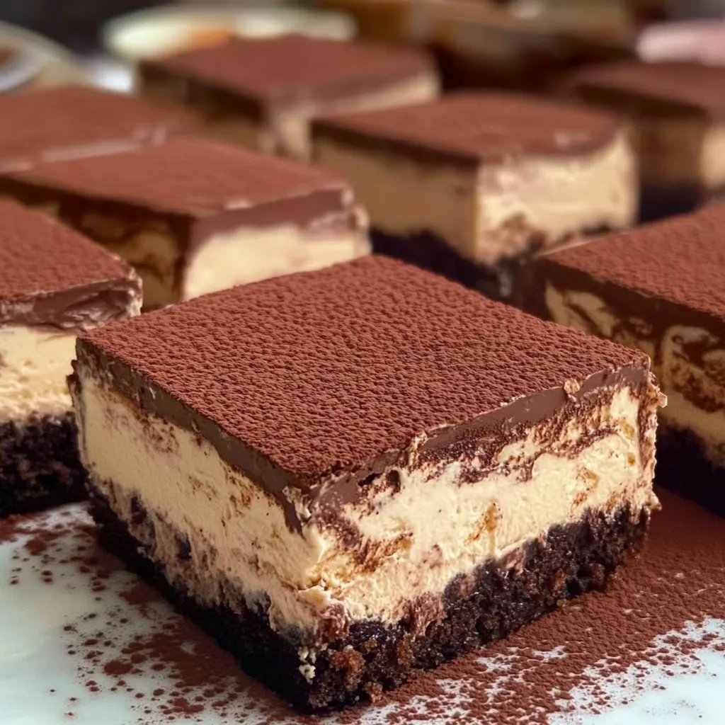 Einfache Tiramisu Brownies