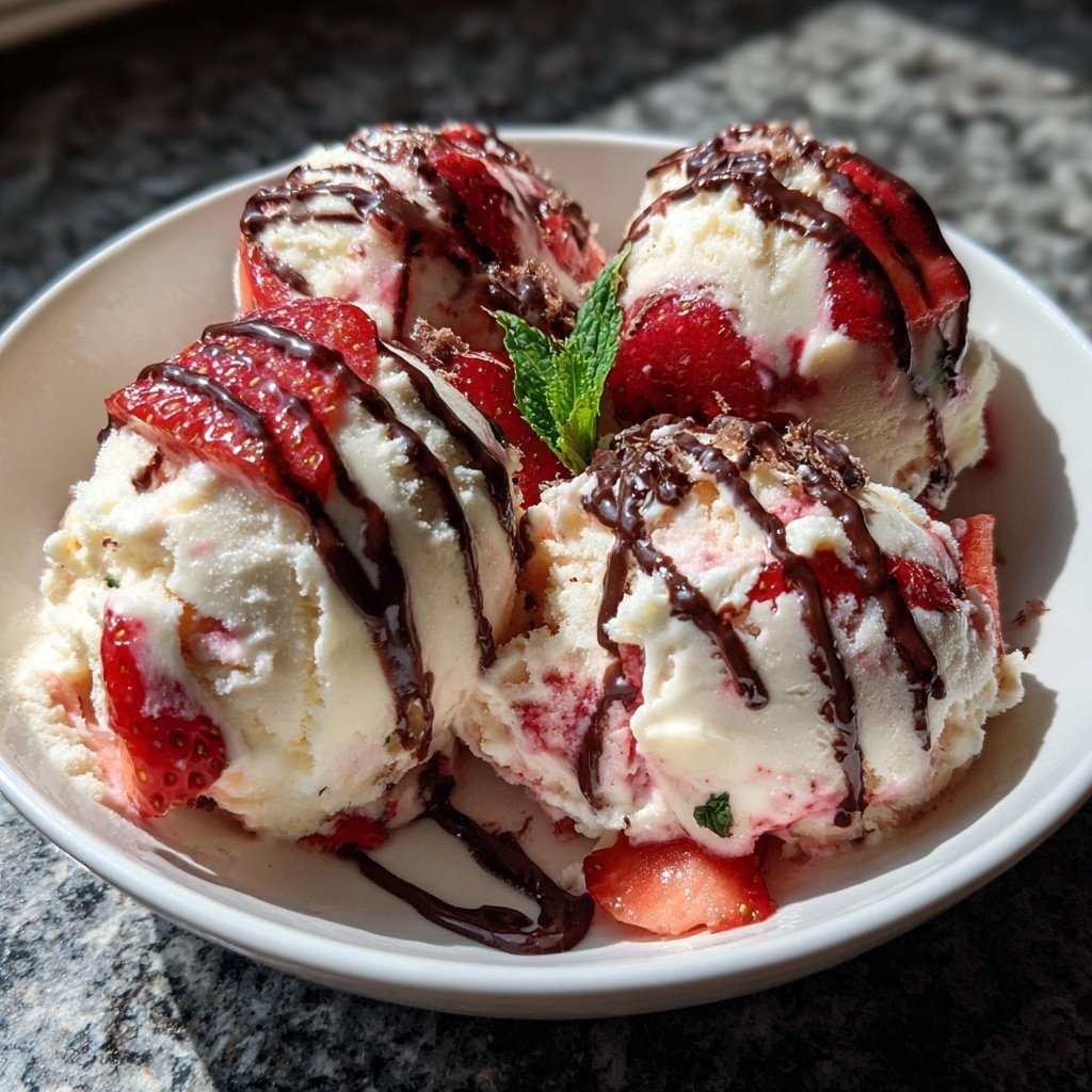 Eis Selber Machen Mit Erdbeeren