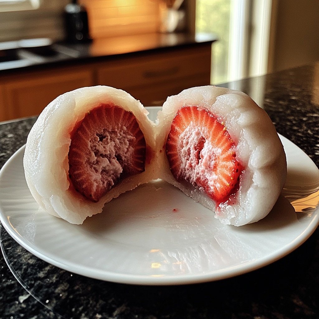 Erdbeer-Mochi
