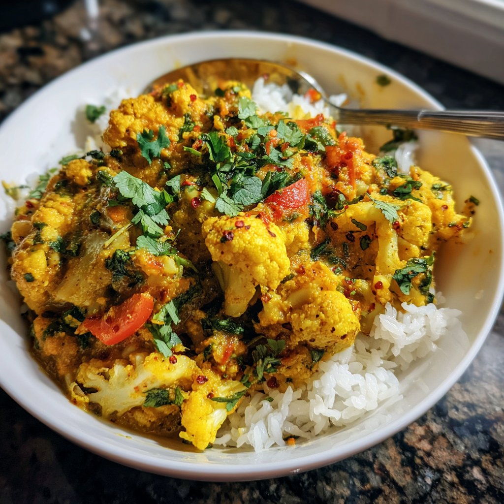 Blumenkohl Curry Vegan