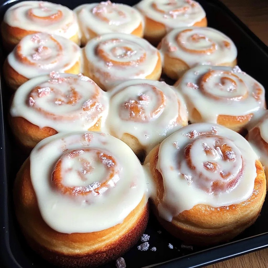 Zimtschnecken mit Vanille Frosting