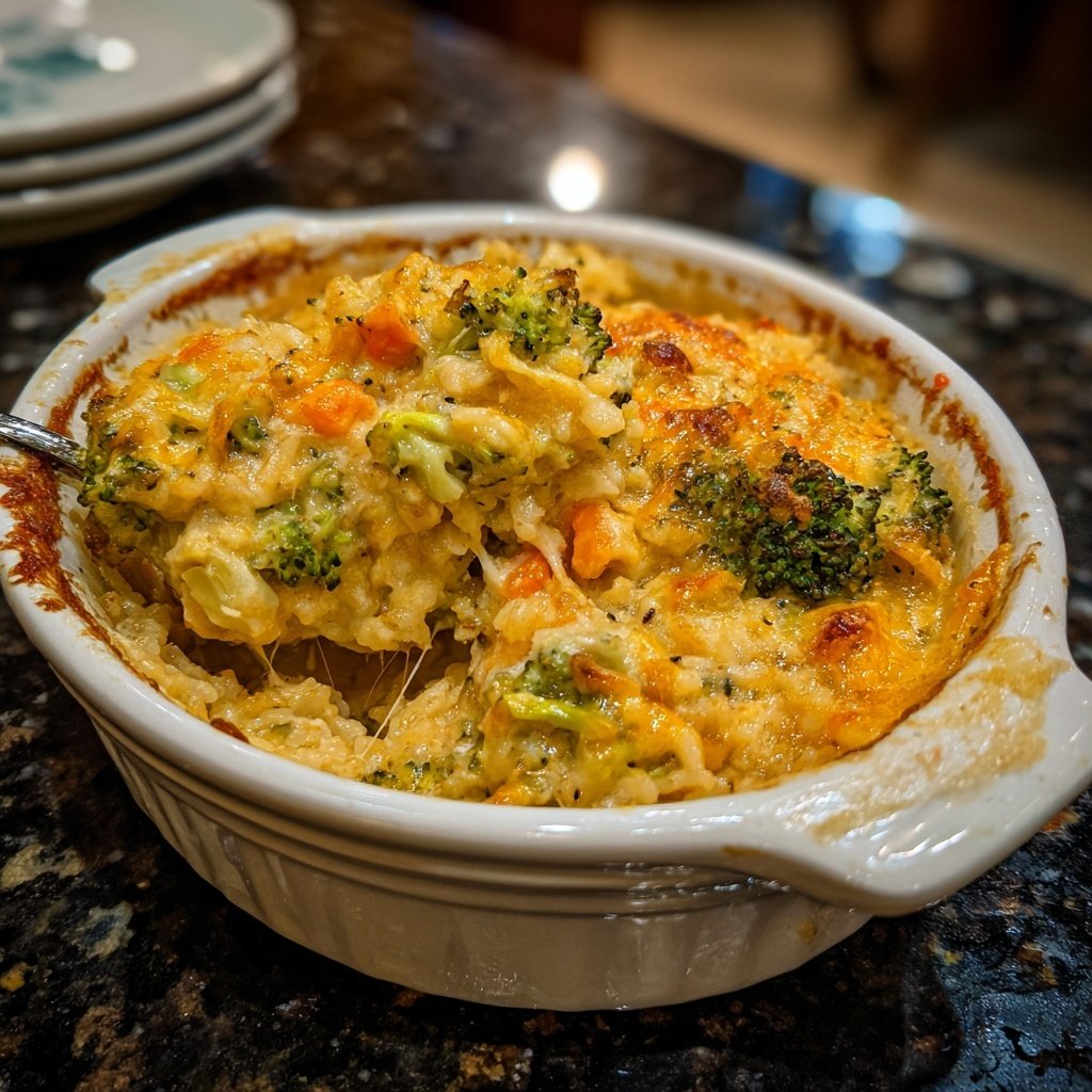 Brokkoli Reis Auflauf