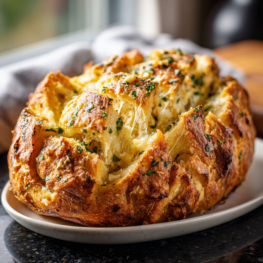 Zupfbrot Mit Knoblauchbutter