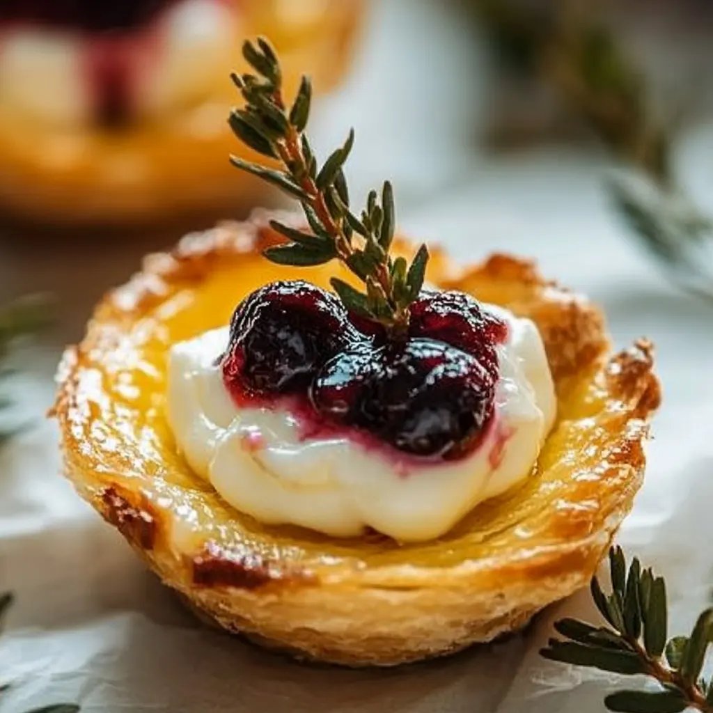 Cranberry-Brie-Häppchen