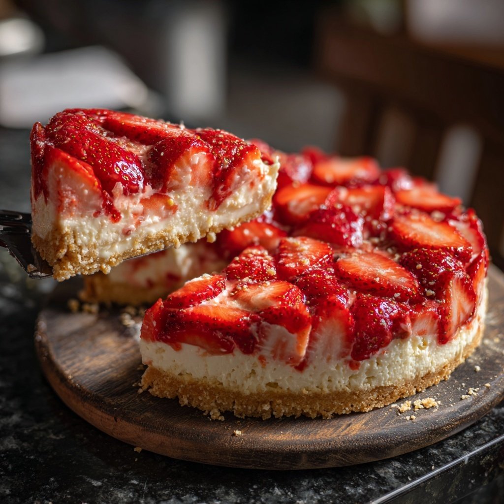 Erdbeerkuchen Mit Vanille Quark