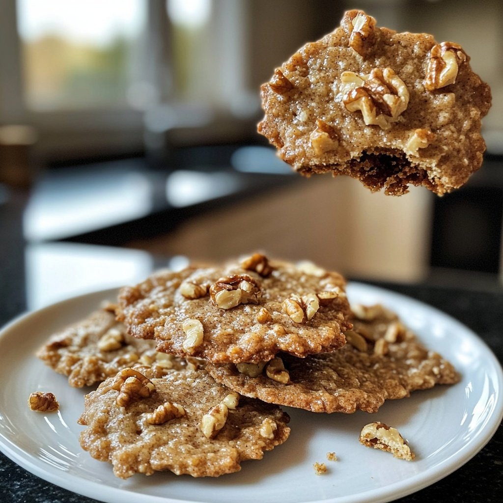 Haferflocken-Walnuss-Plätzchen