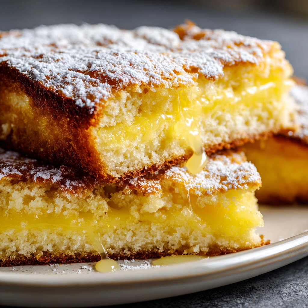 Blechkuchen mit Zitronenaroma