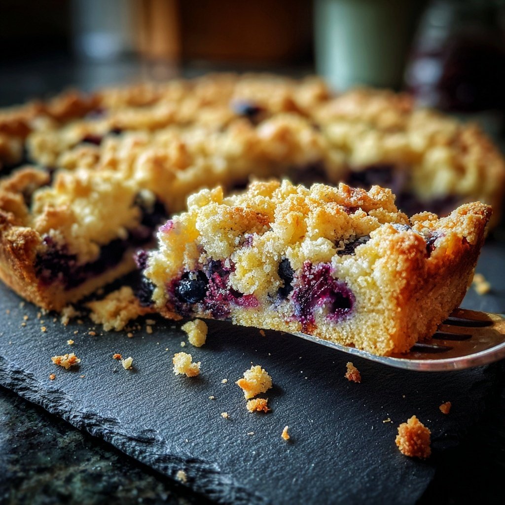 Streuselkuchen Mit Heidelbeeren