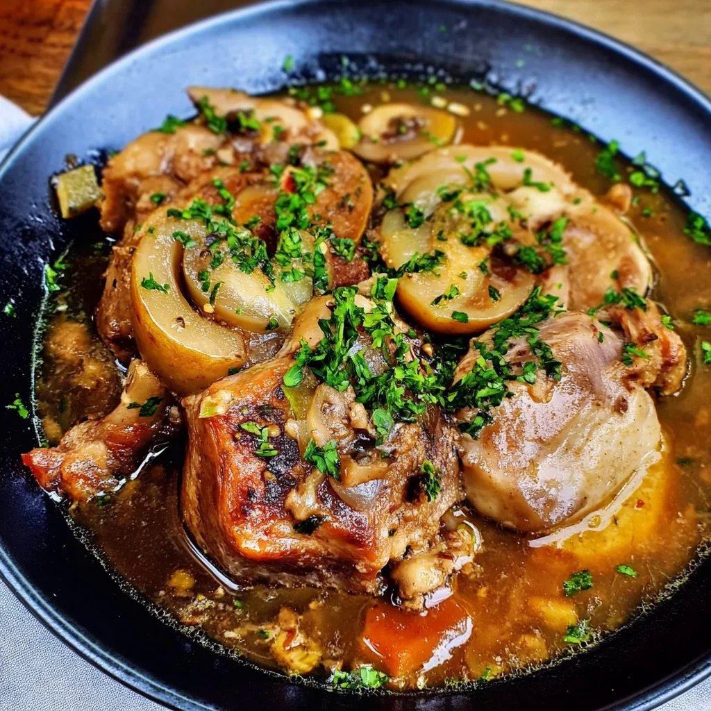 Ossobuco italienische Küche