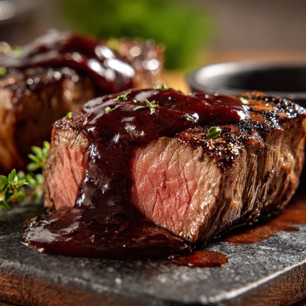 Rinderfilet mit Rotweinsauce