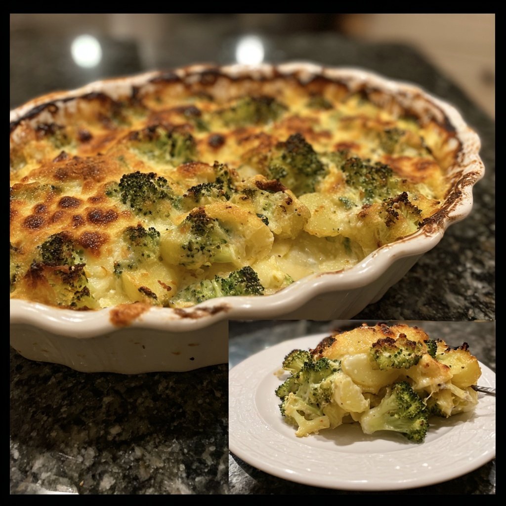 Brokkoli Kartoffel Gratin Leicht
