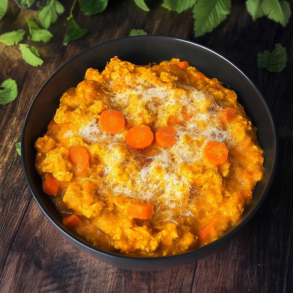 Einfaches Kürbis Linsen Curry