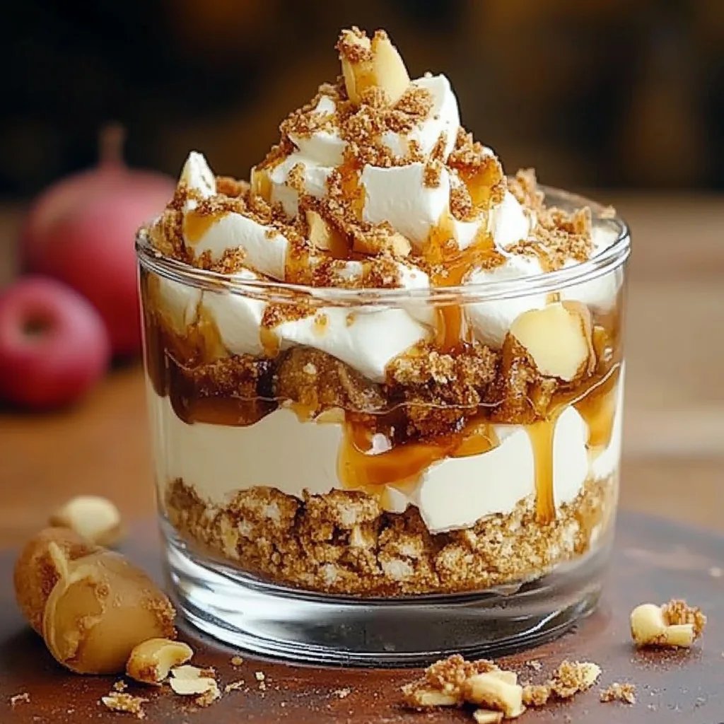 Bratapfel Karamell Trifle