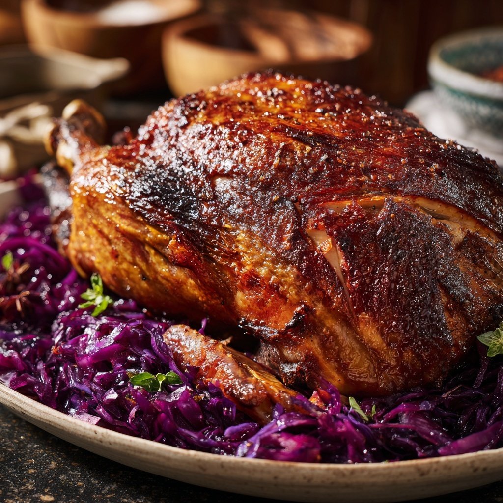 Saisonal & Festlich Weihnachtsgans mit Rotkohl