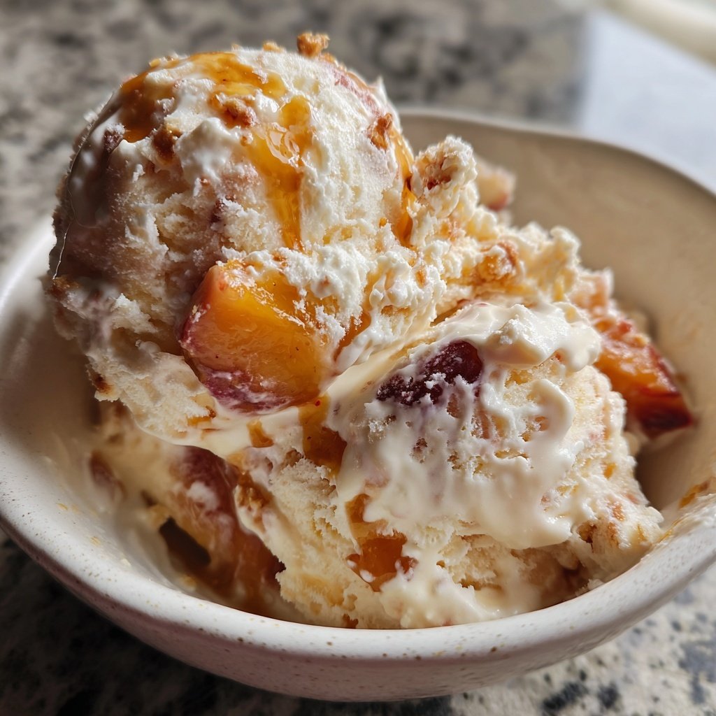 Eis Selber Machen Mit Pfirsich