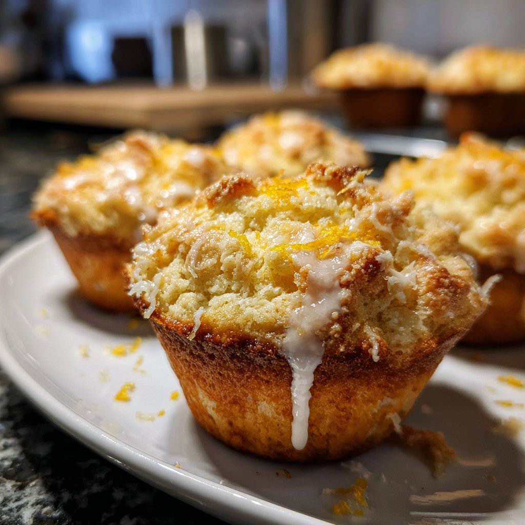 Muffins mit Zitronenschale